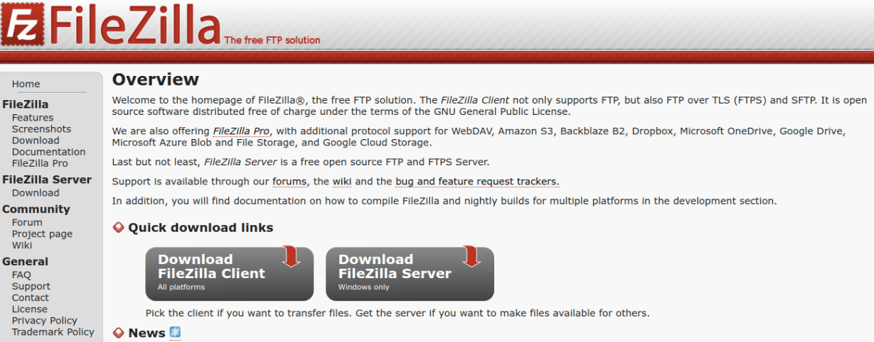 download filezilla server for mac
